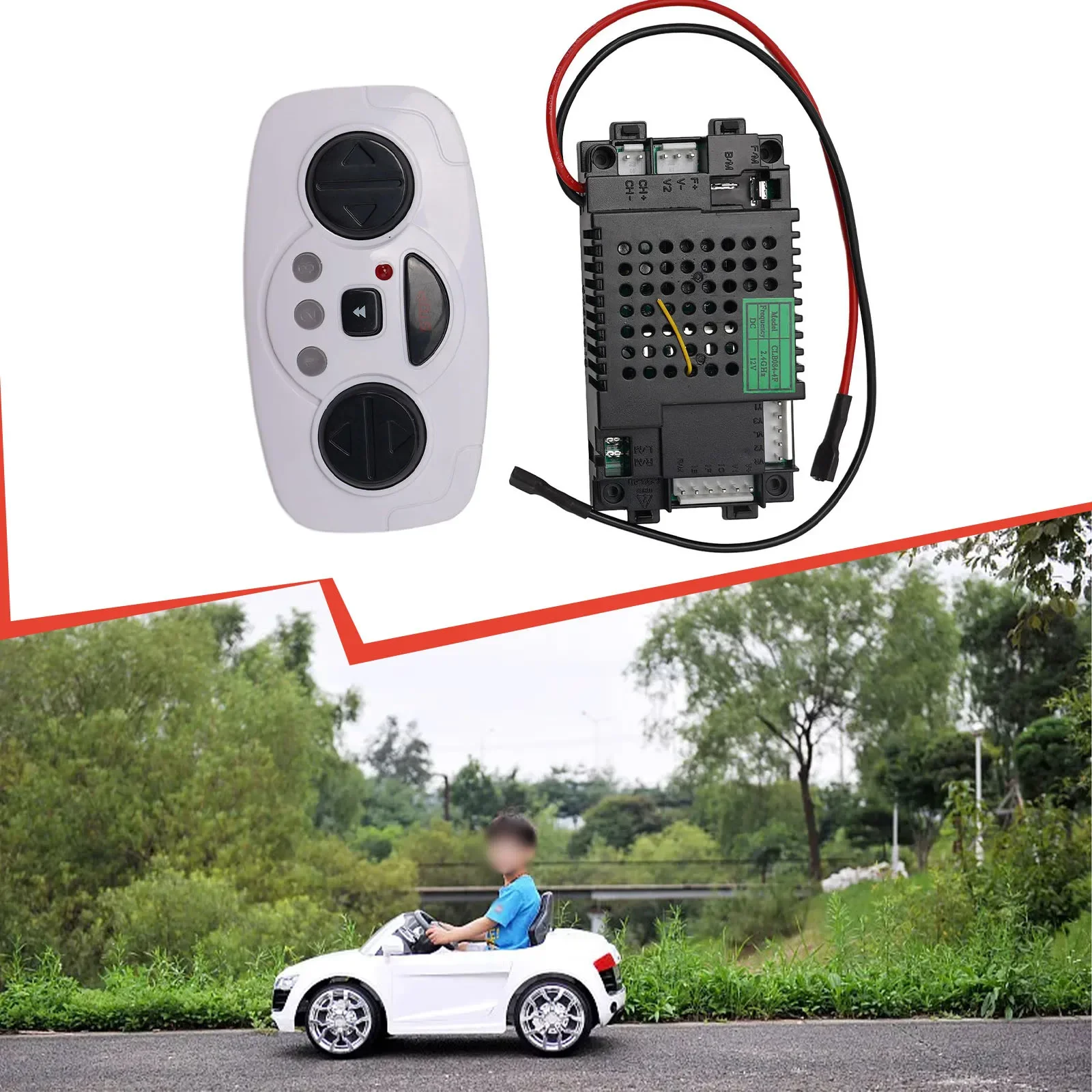 Controller Receiver Set Vehicle Business CLB084-1C 6V CLB084-4D 4F 12V For Kids Electric Car Industrial Brand New