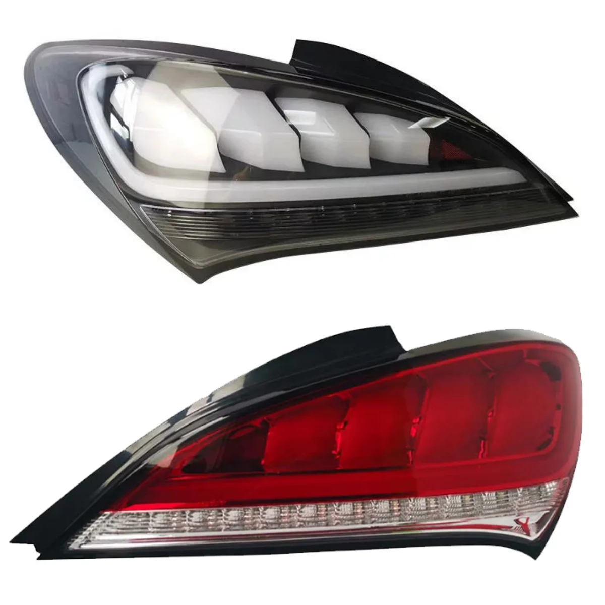 

LED Taillight Assembly for Hyundai Rohens Coupe 09-12 modified Rear lamp Tail light with Dynamic Turn signal Brake light
