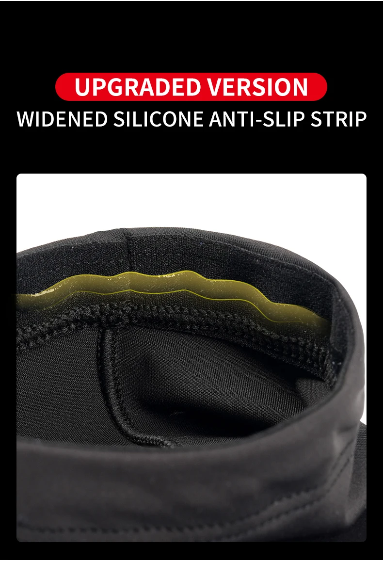 Herren Übergrößen Eisseide Armstulpen, UV-Schutz Rutschfeste Kühlende Ärmel für Sport Radfahren Basketball Outdoor – Detail 5