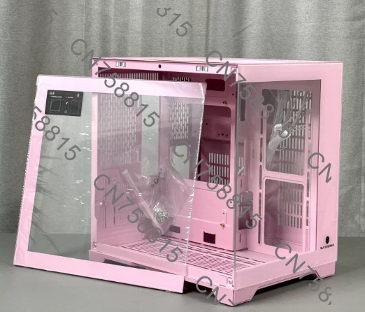 MATX motherboard 240 water cooling secondary customisation，Pink seaview room computer chassis