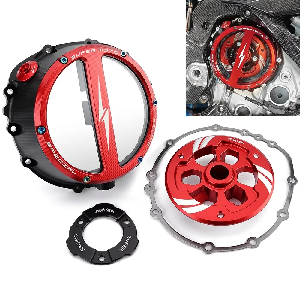 Clear Clutch Cover For BMW S1000RR M1000RR S1000R S1000XR 2019 - 2023 2020 2021 2022