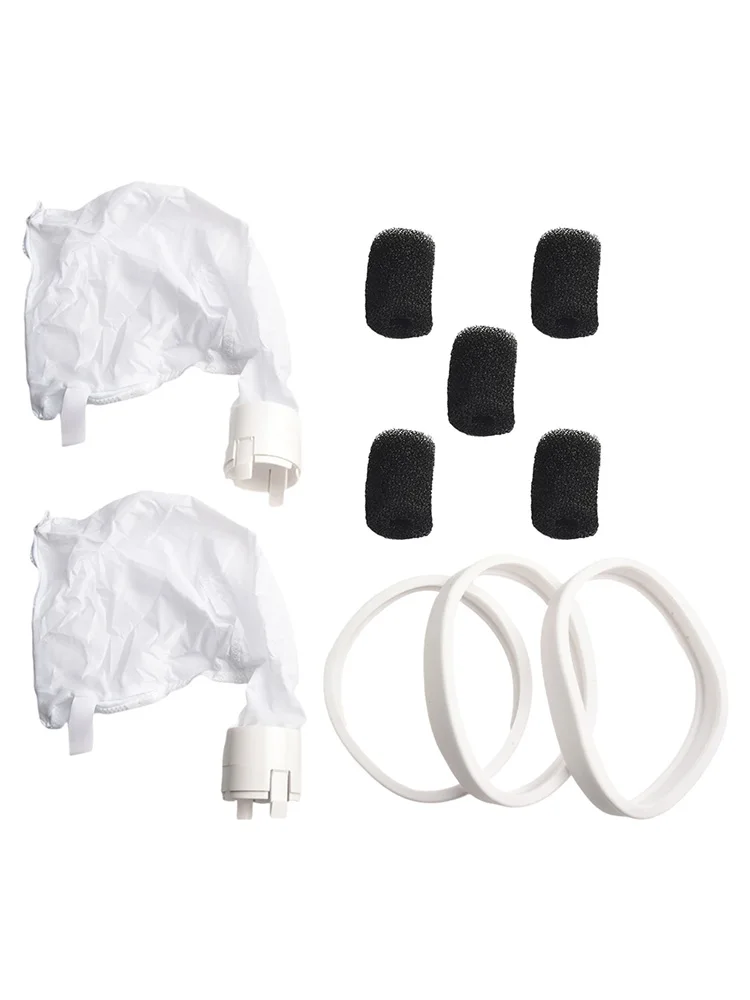 Compatible Pool Cleaner Accessories Kit for Polaris For 360 380 Including K13 K16 Bags C10 Tires and Scrubbers