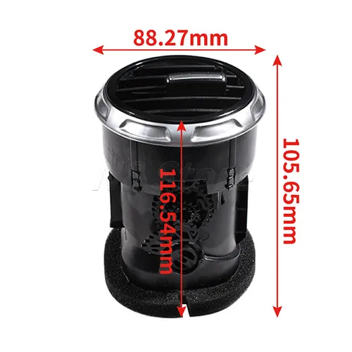 Imagen 2 del producto 8J 0820901 Panel central difusor de rejilla de calefacción de CA para aire acondicionado de ventilación de tablero para Audi TT TTS Mk2 8J 2007-2014