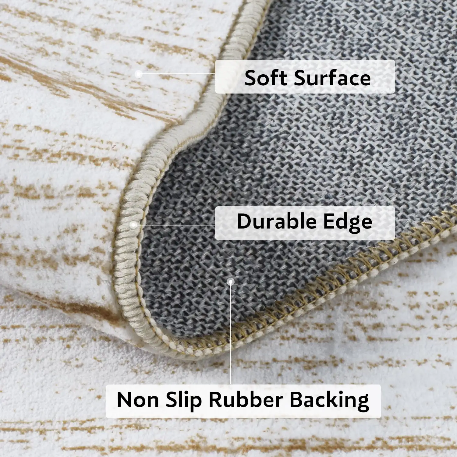 5'x7' Area Rugs for Living Room Washable Rugs Boho Moroccan Area Rug Soft Neutral Geometric Bohemian Carpet