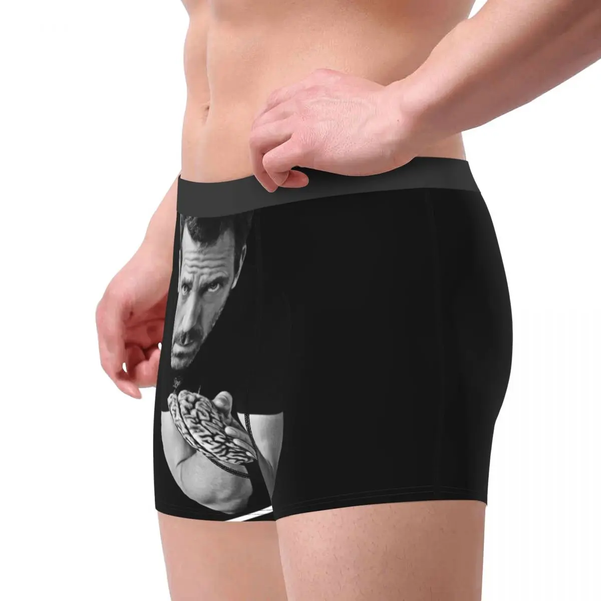 House MD Men Underwear Dr House Use it Boxer Shorts Panties Funny Soft Underpants for Homme S-XXL