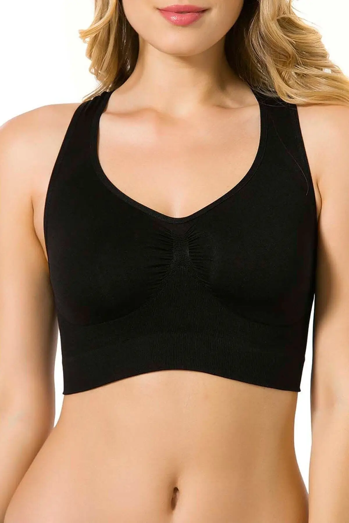 Thick Strap Bustier Sports Bra Women's Tube Top Comfortable Quality Fabric Yoga Running Fitness Daily Underwear Summer  Fashion