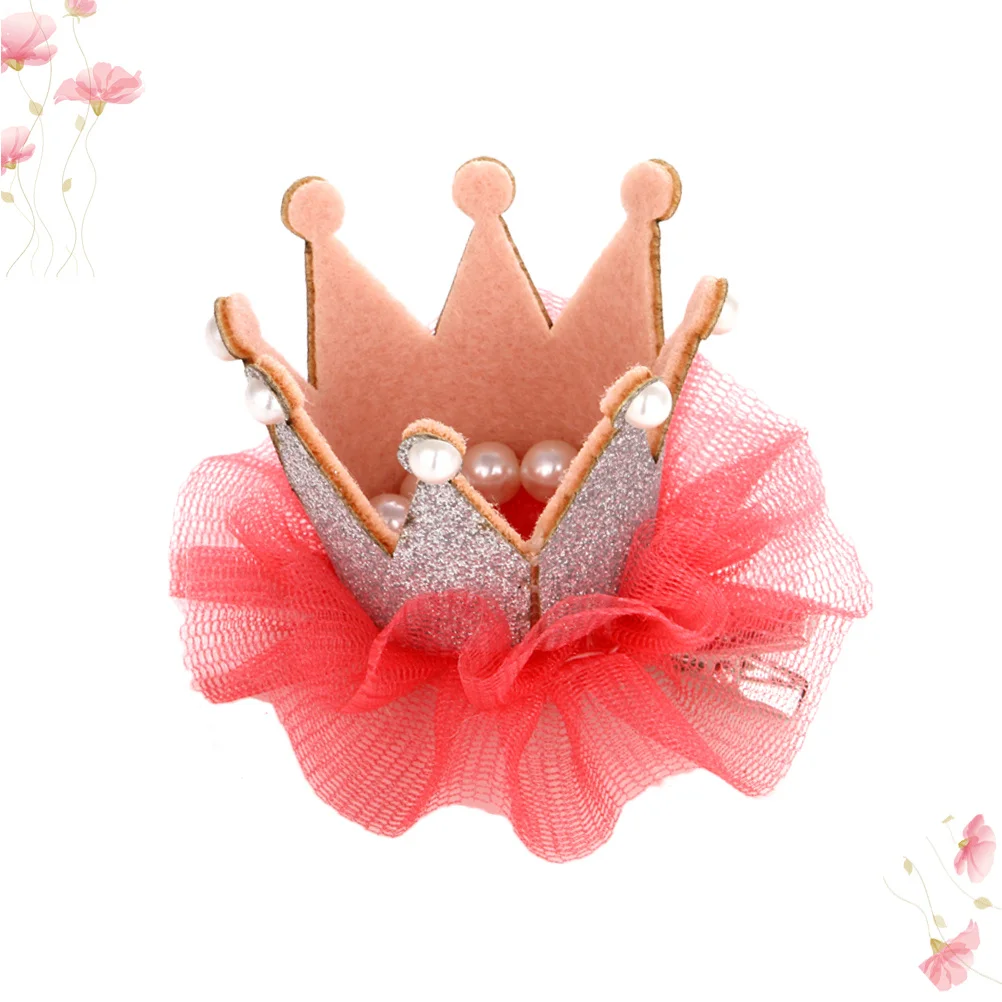 

Dog Crown Headwear -Shaped Pet Party Hat Adjustable Birthday Costume For Small Medium Dogs Chihuahua Yorkie