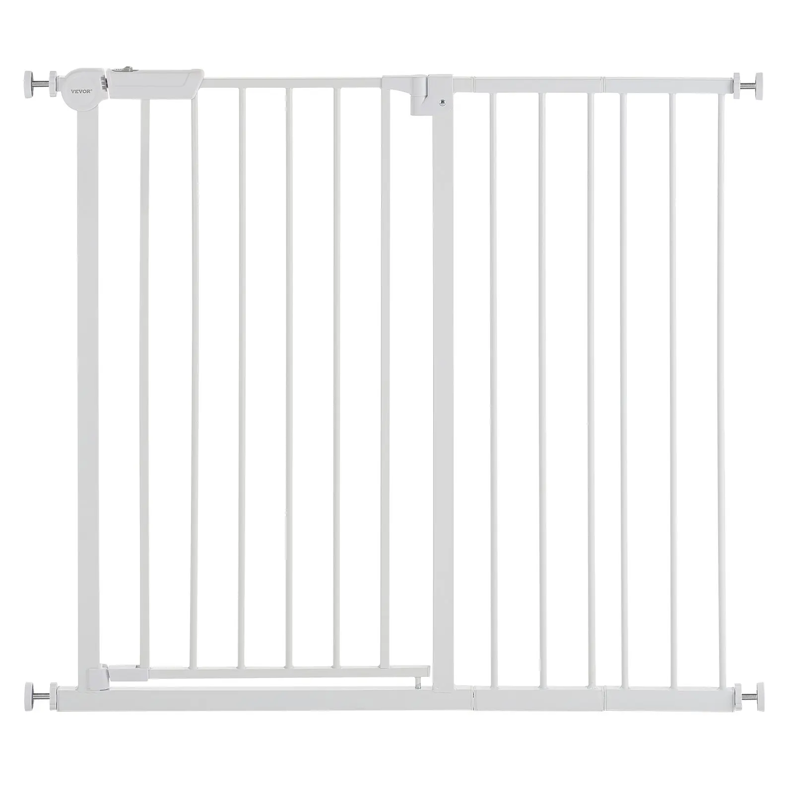 

dog Gate, 26-40 Inches Adjustable Width, 36 Inches High Dog Gate, Easy Step Walk Thru