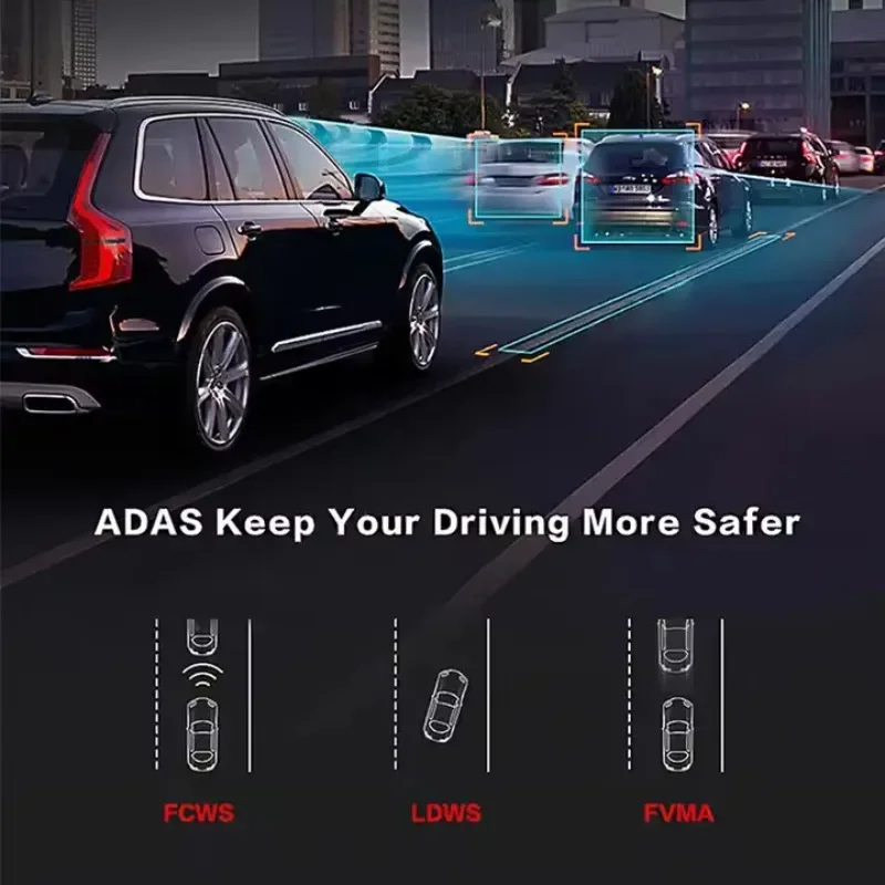 Auto DVR Rijden Recorder 4G WiFi 4 Camera ADAS Android 10 "middenconsole Achteruitkijkspiegel GPS FHD 1080P Achteruitrijcamera Recorder