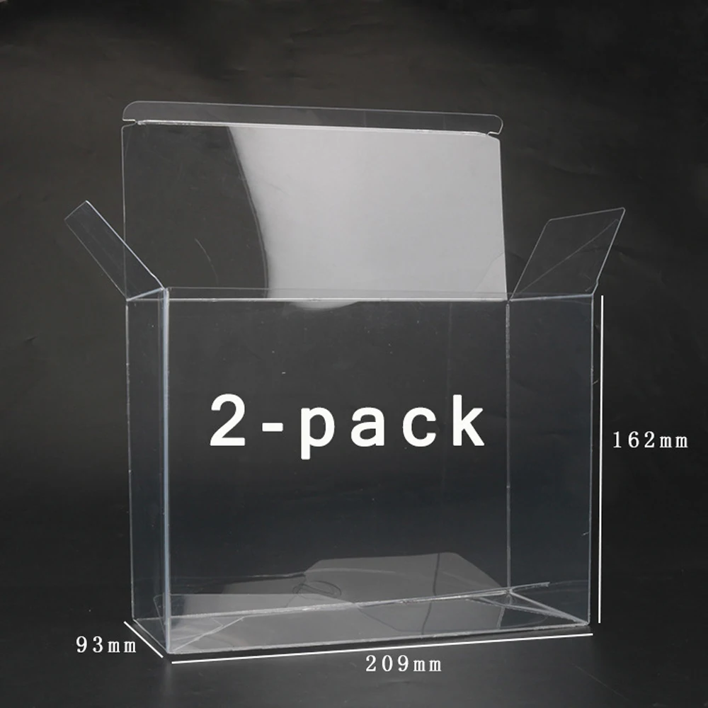 1PCS  Transparent Display 2-pack PET  plastic cover For Funko pop  Limited Edition storage box