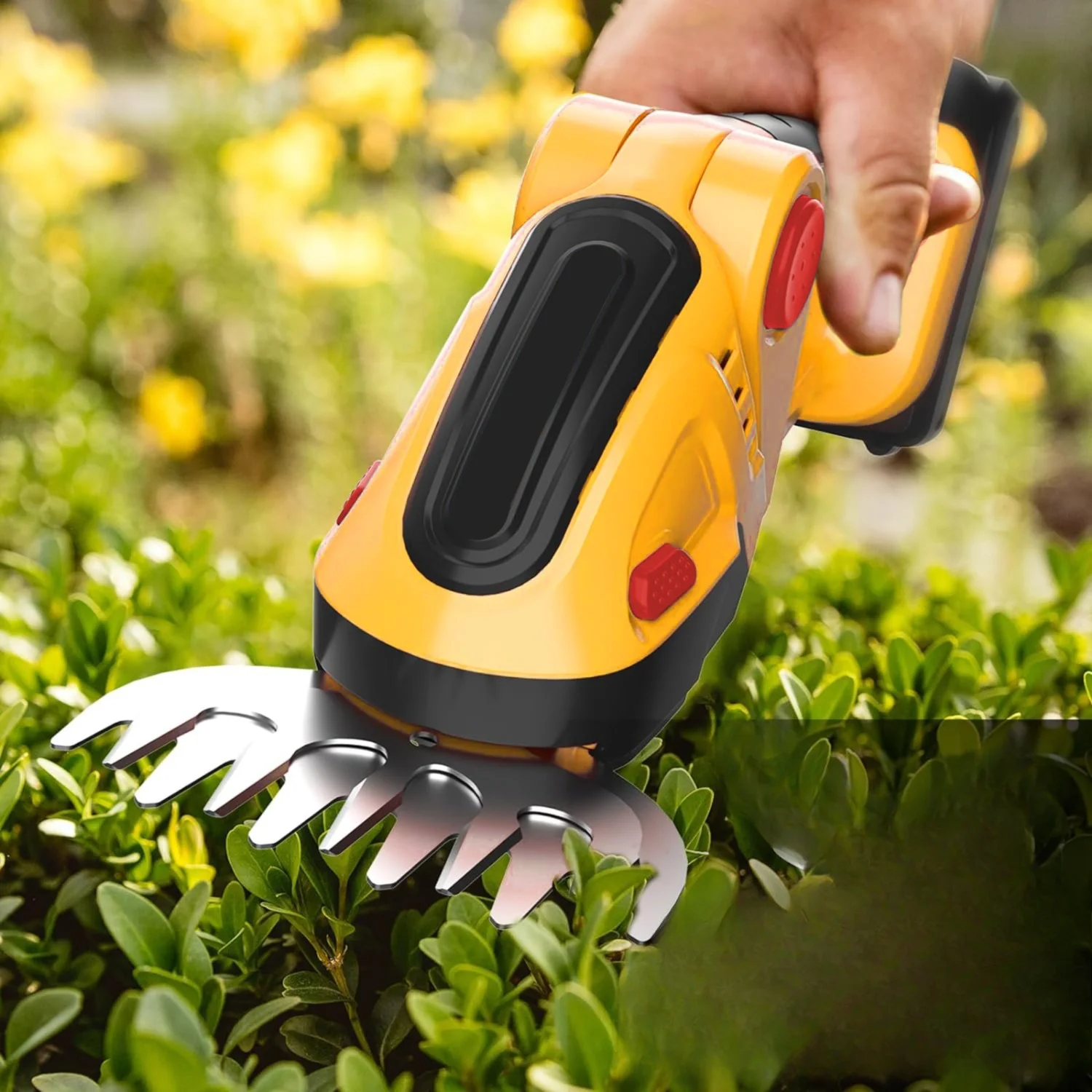 

Household lithium battery handheld hedge trimmer mini electric, lawn mower fence trimmer pruning tool