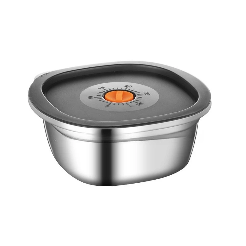 

LTT stainless steel crisper box household refrigerator storage box frozen meat storage box