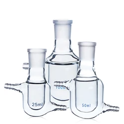 25/50/100/250/500ml Double Layer Jacketed BORO Reactor Bottle Laboratory Graduated School