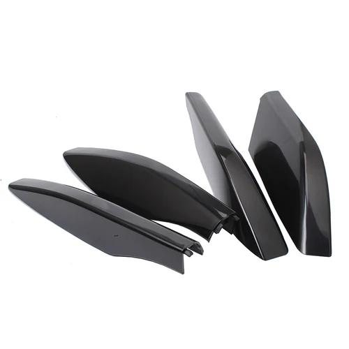 Imagen 2 del producto Cubierta de portaequipajes de estilo de coche, accesorios de carcasa de repuesto para extremo de riel de barra, 4 Uds. Para Toyota Land Cruiser Prado Fj120 2003 -2008 2009