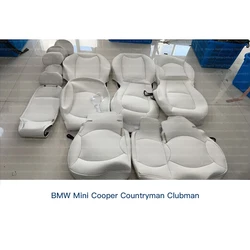 Custom Fit Accessories Car Seat Covers Full Set Middle Perforated Leather Specific for Bmw Mini Copper COUNTRYMAN CLUBMAN Coupe