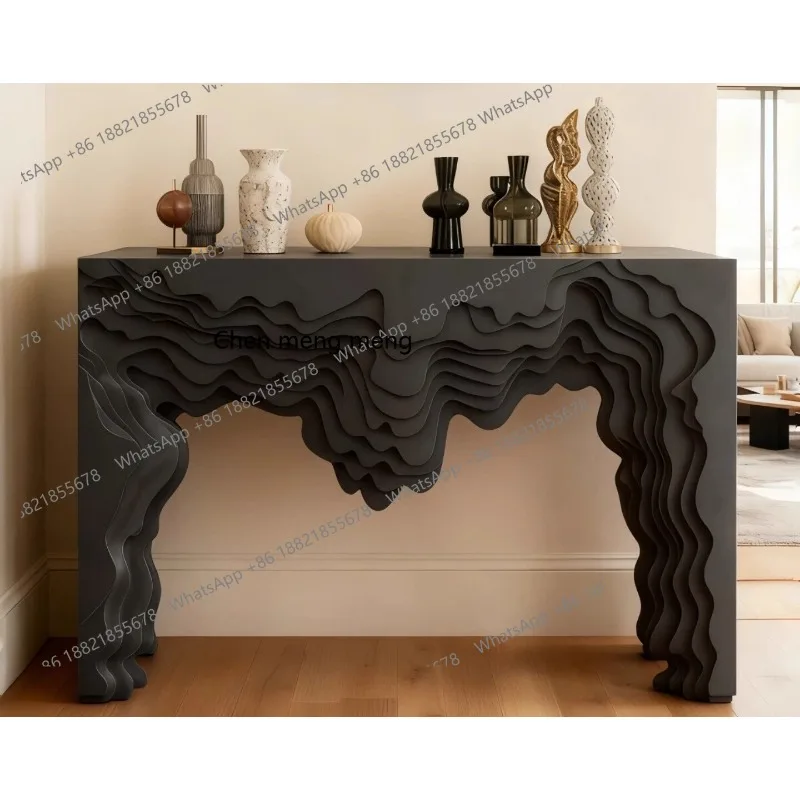 

Painting entrance table creativity, entrance cabinet living room entry, decoration, sofa back cabinet