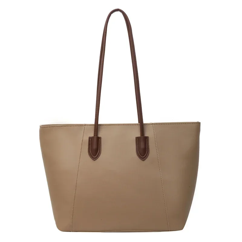 Sewing Hot Selling Tote Bags Thread Zipper Female Bags on Sale 2024 High Quality Fashionable Light Luxury Commuting Shoulder Bag