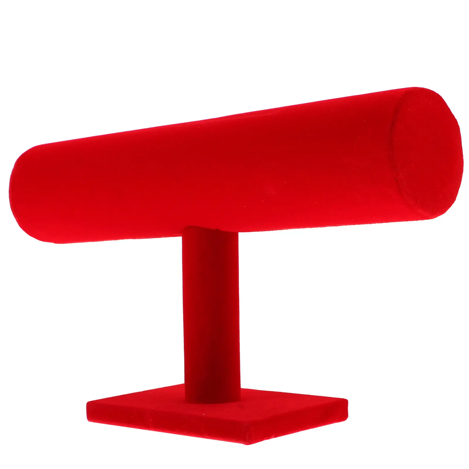 

1Pcs Functional Bracelet Display Rack Multi-Use Jewelry Holder for Watch Bangle Hairband Organizing Stand Red Bracelet Stand