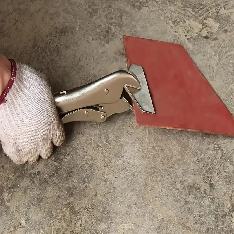 1pc 8-Polegada travamento vice grip alicate braçadeira de soldagem ajustável alça ergonômica aço carbono nariz plano ferramenta manual para trabalhar madeira