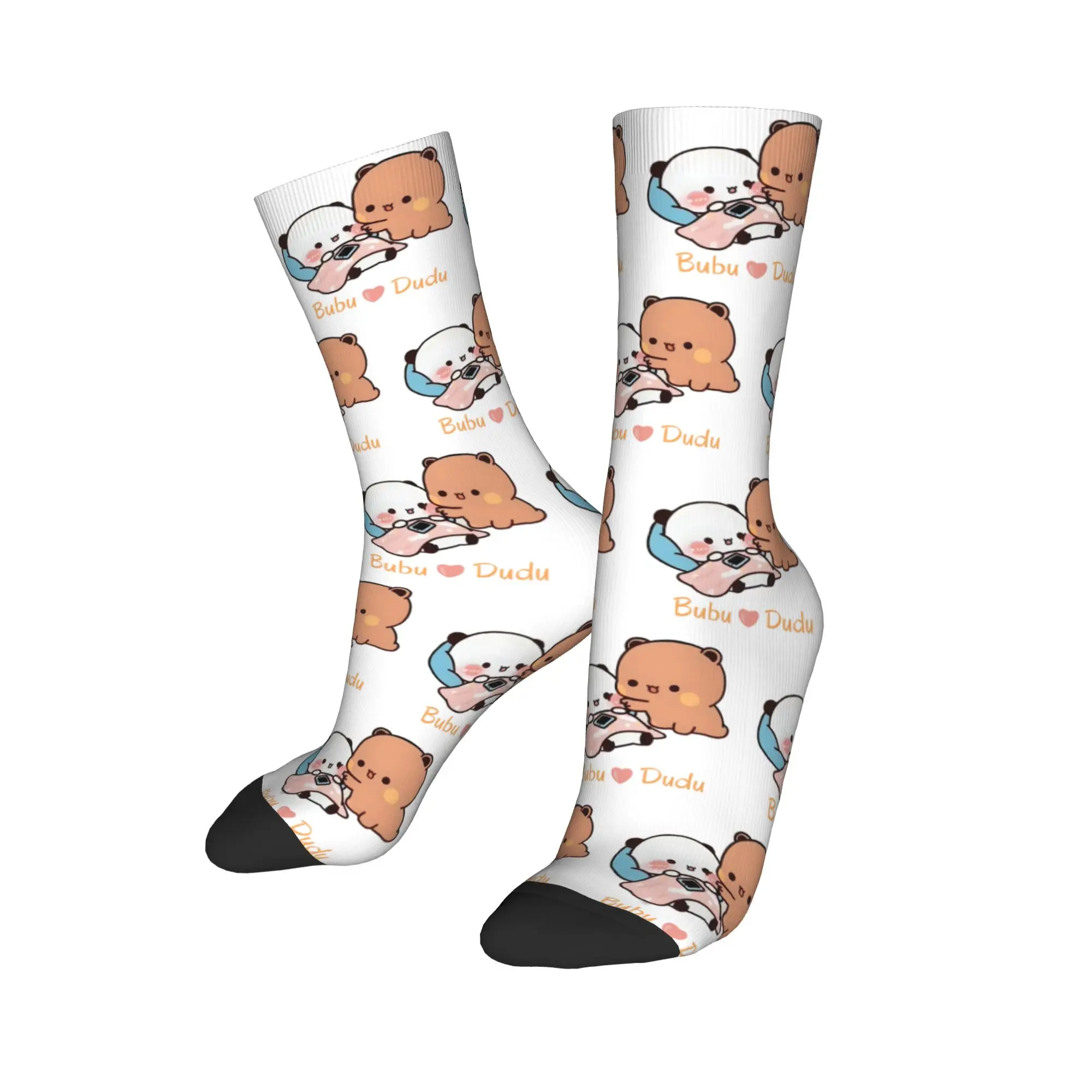 

Носки Bubu Dudu Cozy Time: теплые и уютные, для мужчин и женщин, из полиэстера, модные, весенне-летние, зимние, средней длины, подарок