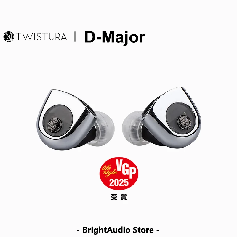 TWISTURA D-Major 10mm Dynamic Driver In-Ear Earphone Dual-Chamber Dual-Magnetic HiFi IEM 0.78mm Detachable Cable Wired Earbuds