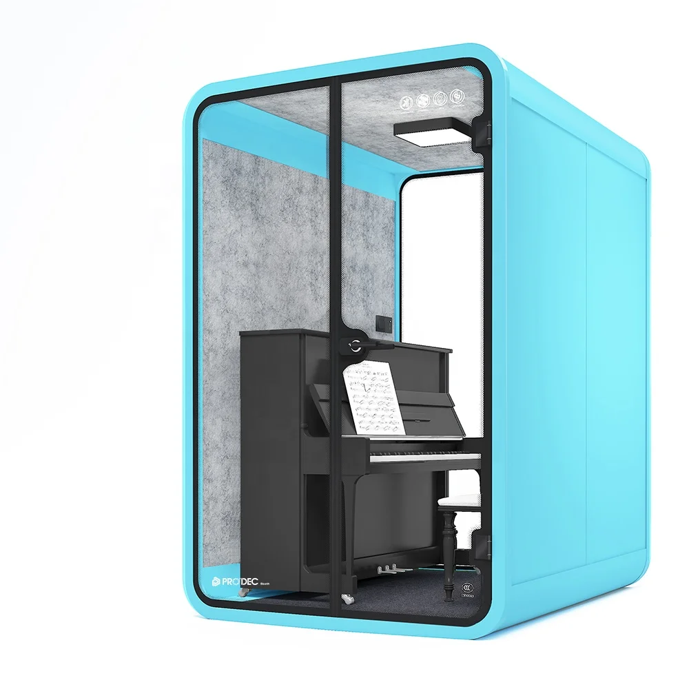 Movable Musical Studio Piano/Drums Practice Acoustic Booth Soundproof Recording Isolation Booth/Home Silence Booth