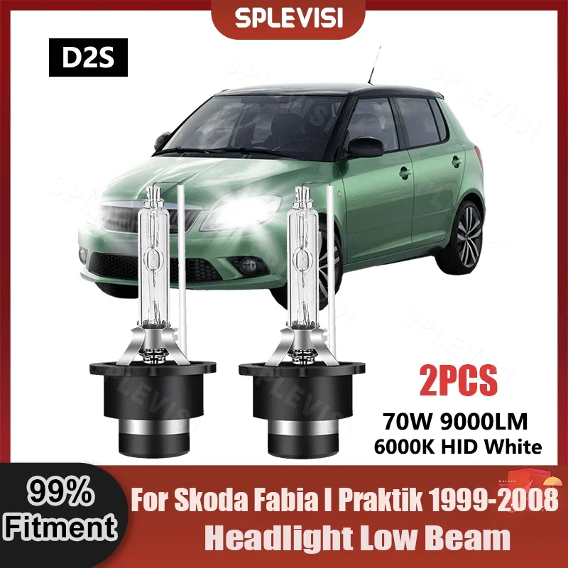 

Fitment Headlight Xenon Light For Skoda Fabia I Praktik 1999 2000 2001 2002 2003 2004 2005 2006 2007 2008 Car Xenon Lamp Bulbs