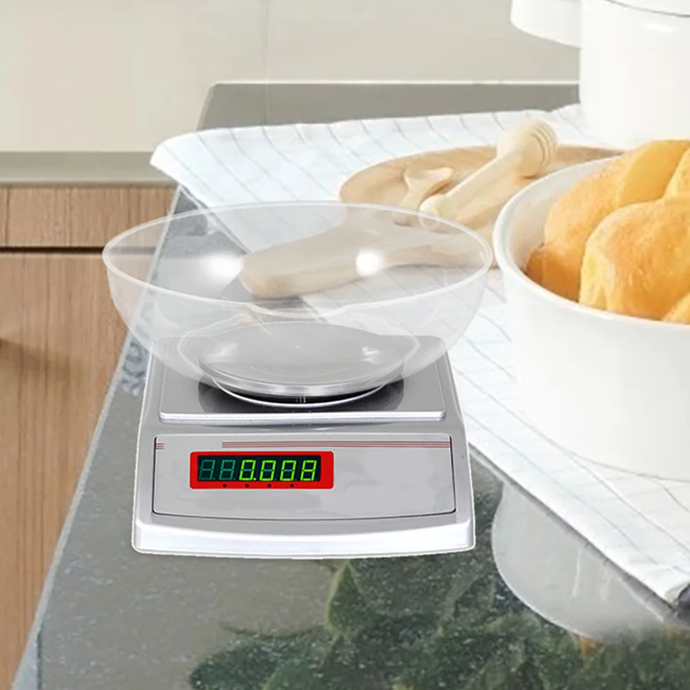 Fournitures de casseroles de pesée de cuisine, balance électronique, balance de mesure, casseroles alimentaires numériques, poids en poudre, plastique T1, 2 pièces