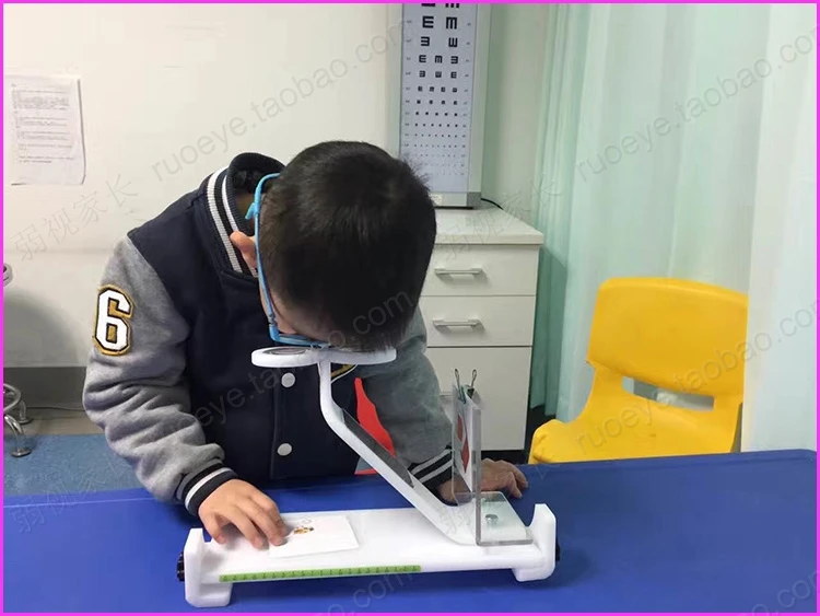 Stereoscopic Disinhibition visual function training in children's amblyopia and strabismus correction with solid mirror fusion