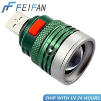 Handy Pocket Flashlight Portable Mini Zoomable 3 Modes Torch Lanterna For Camping Emergency Light USB Charging Interface Lamp