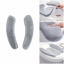 Bathroom Toilet Cushion Washable Soft Warmer Mat Cover Pad Cushion Cover Warm Thickened Toilet Seat Covers 38*10cm