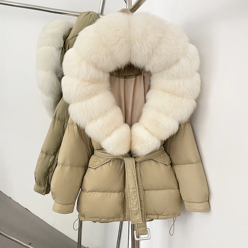 Women's Clothing Trend 2025 Luxury Padding Long Sleeve Ladies Winter Down Jacket for Women Luxury Outer Ladies Jacket with Fur