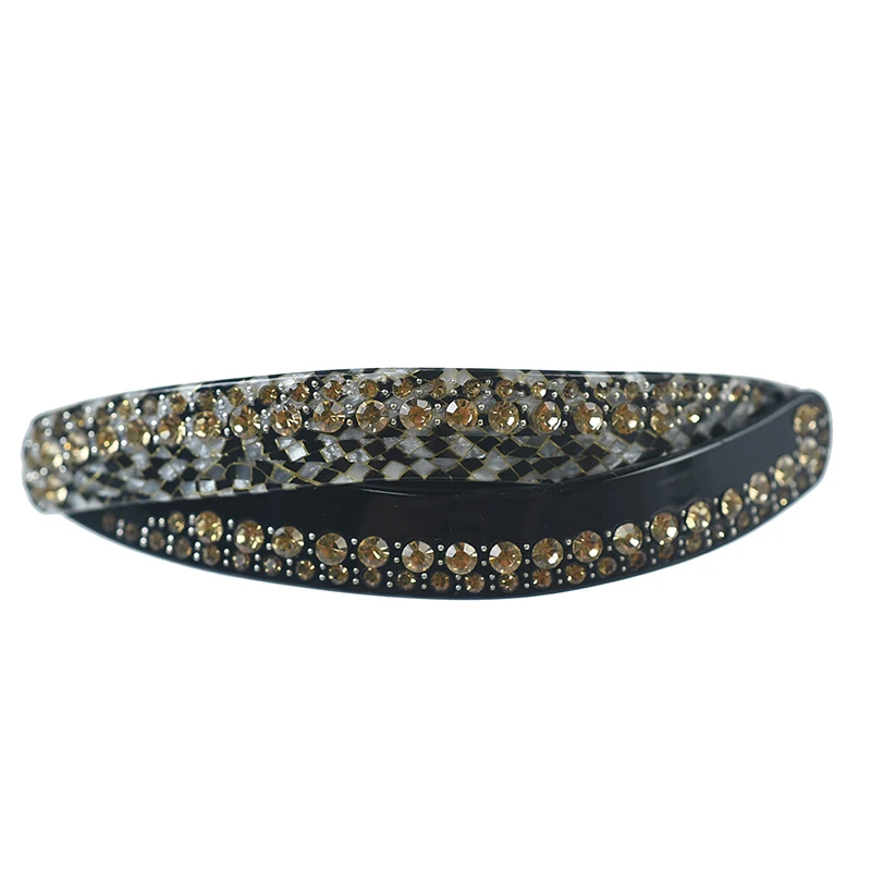 Women Headwear Large Size Rhinestone Hair Clip Stunning Vintage Hair Barrette  For Thick Hair Cute Hair Accessories For Women