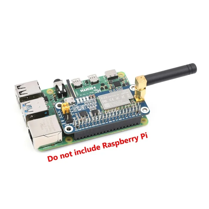 Raspberry Pi LoRa HAT Expansion Board SX1262 / SX1268, 433M / 470M / 868M / 915M Optional, UART Control Interface