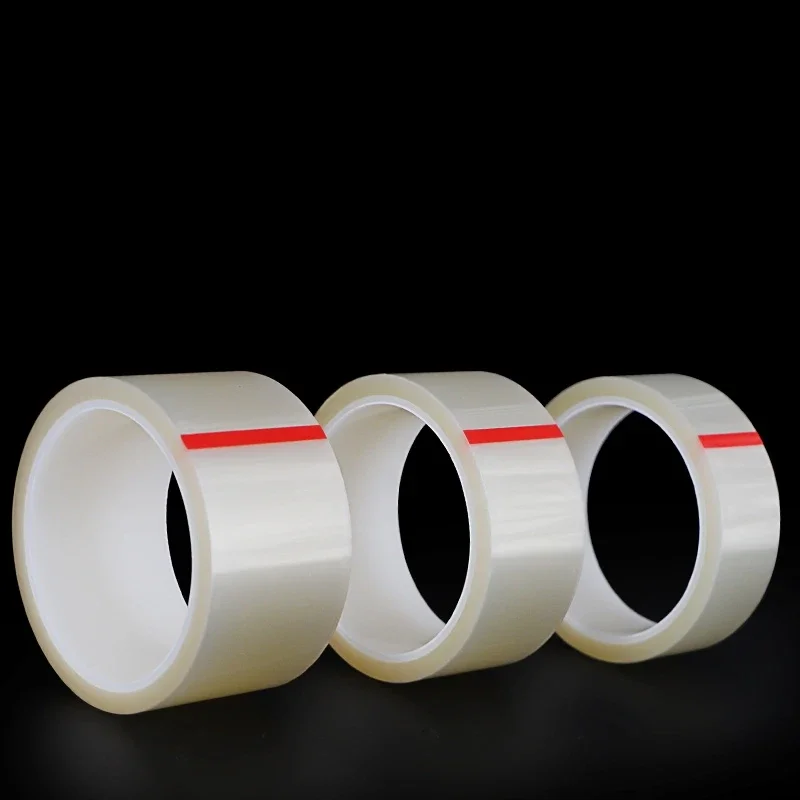 180 ℃   شريط لاصق شفاف مقاوم لدرجات الحرارة العالية، ورنيش الخبز المطلي بالكهرباء، شريط PVC من السيليكون PET