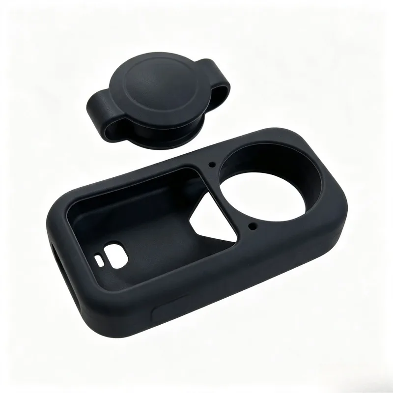 Insta360 X6 Silicone protective case with lens cover，Precise cut-out, soft camera protection accessories，Camera not included