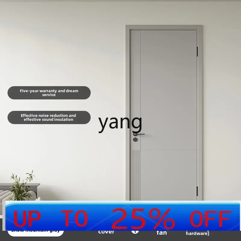 

LH wooden door indoor door silent indoor solid wood composite door