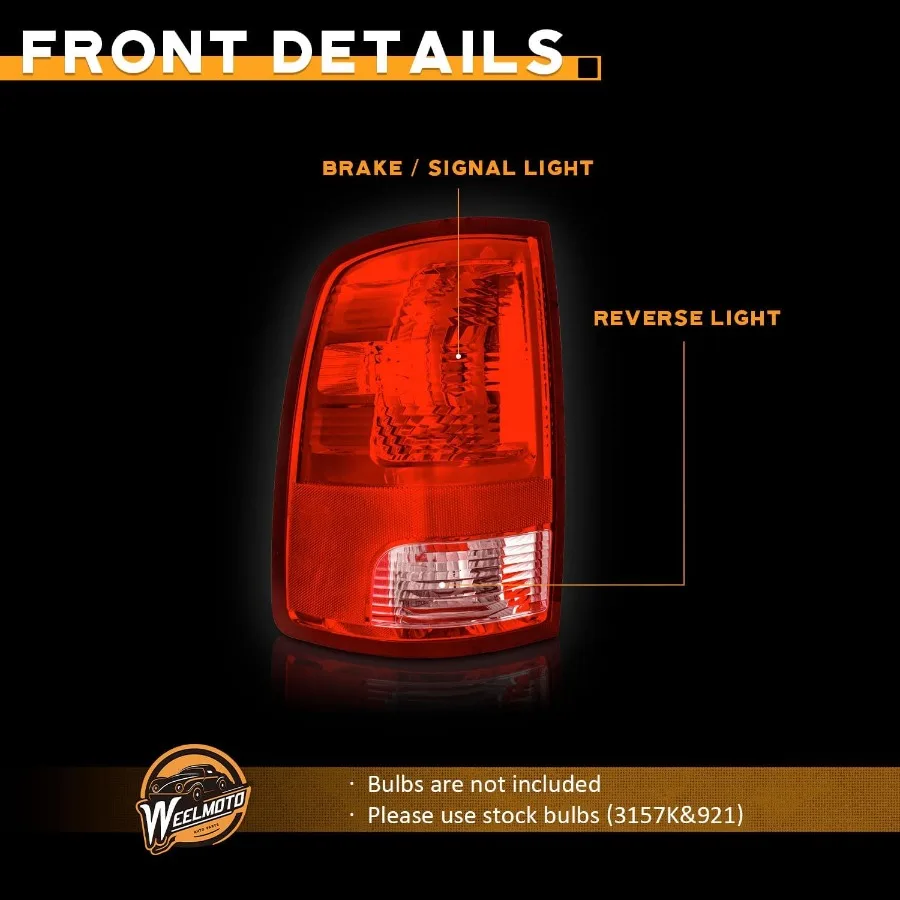 مصباح خلفي متوافق مع 20092018 دودج رام 1500 و 20192021 رام 1500 كلاسيك 20102018 رام 2500 3500 LED ضوء الفرامل لام #6