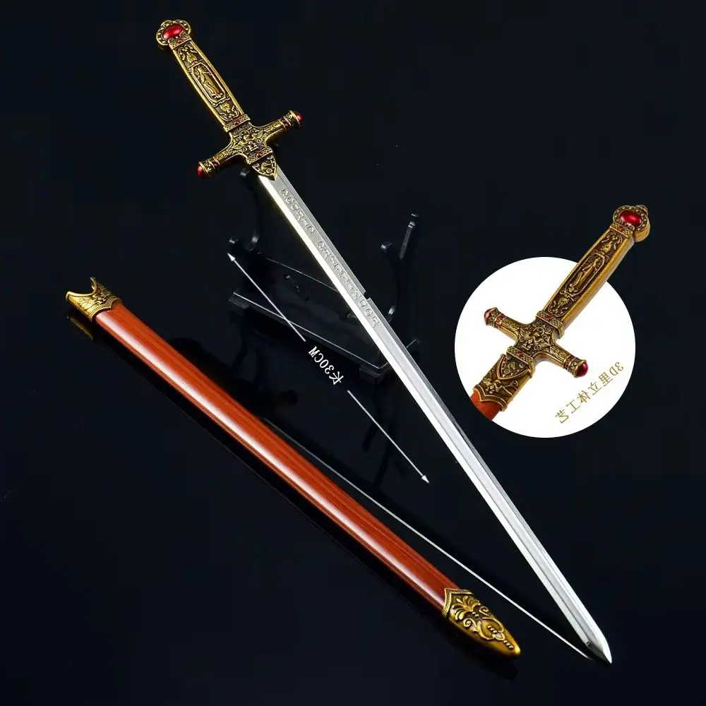 30cm Film Television Anime Peripheral Weapons Models Games Movies Peripheral Metal Crafts Ornaments Crafts Gifts Toys