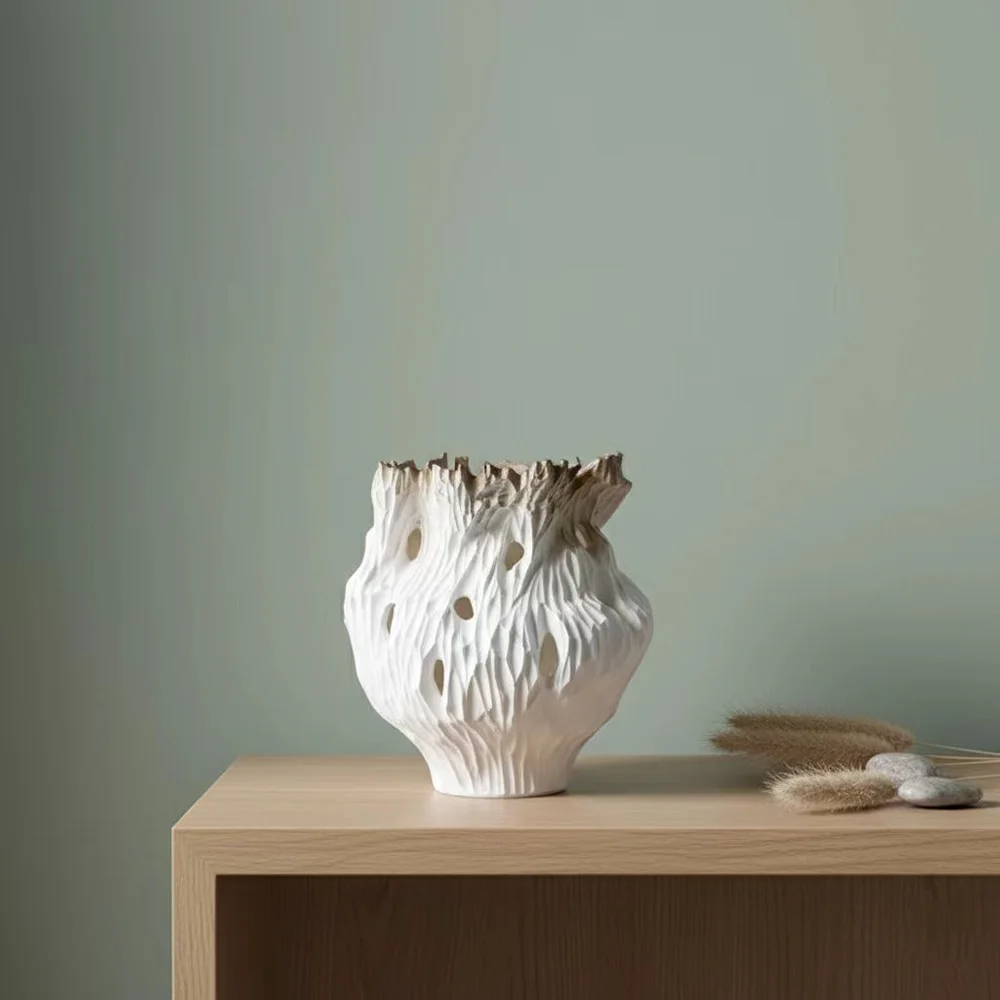Modern minimalist style resin vase ornament home, modern minimalism, handicrafts