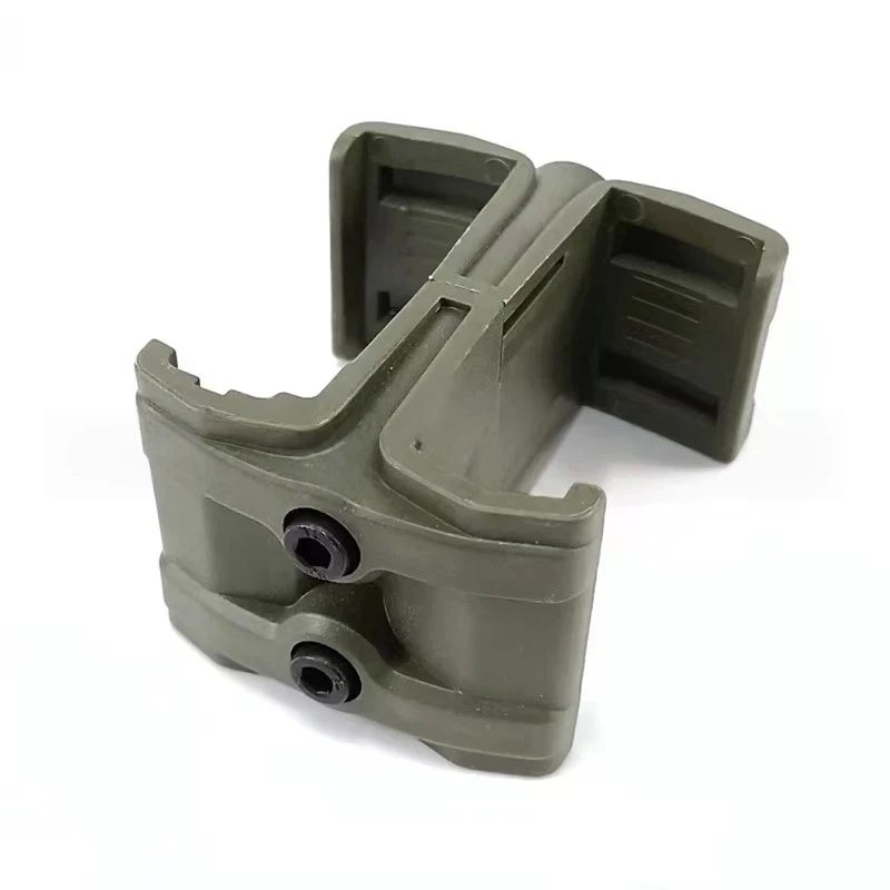 مقرنة مجلة مزدوجة من النايلون التكتيكي - ملحق لعبة رصاصة ناعمة سريع التحميل للألعاب الخارجية بشكل آمن #3