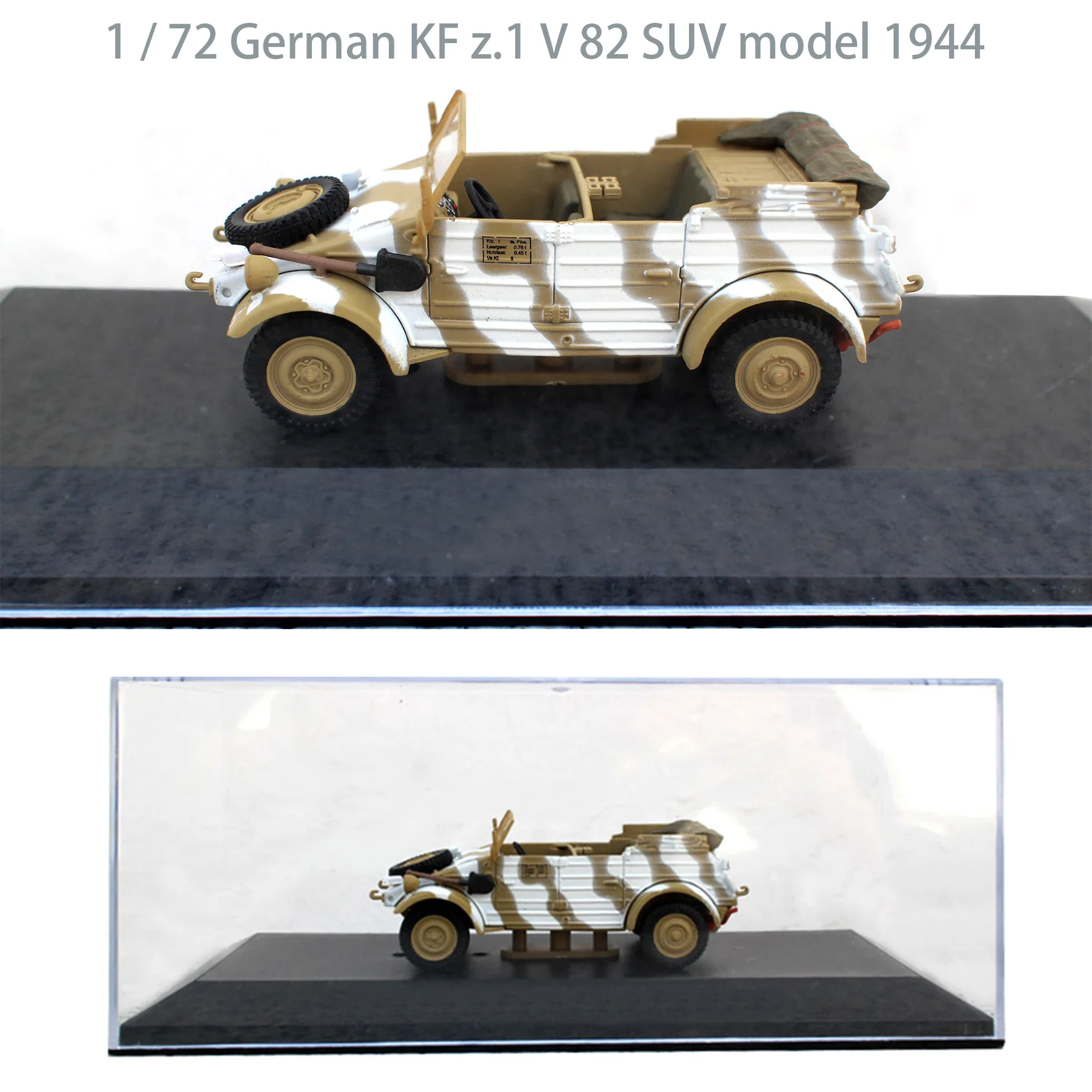 

1 / 72 НЕМЕЦКИЙ KF z.1 V 82 SUV модель 1944 орнамент из сплава