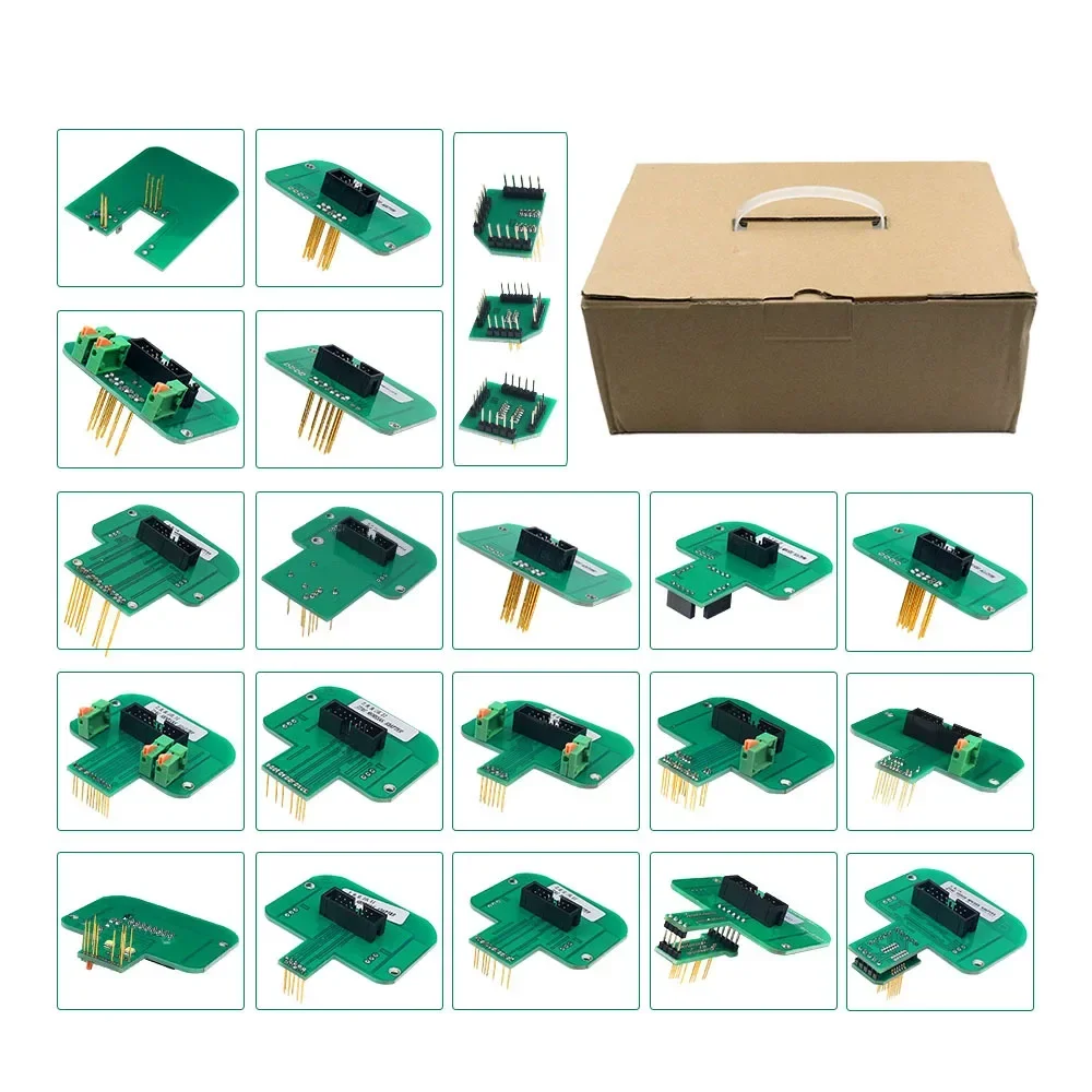 2024NEW Original Full Set 22pcs BDM Adapters for K-G K-S FGTECH BDM100 BDM Probe Adapters 22 BDM Frame ECU RAMP Chip Tuning Tool