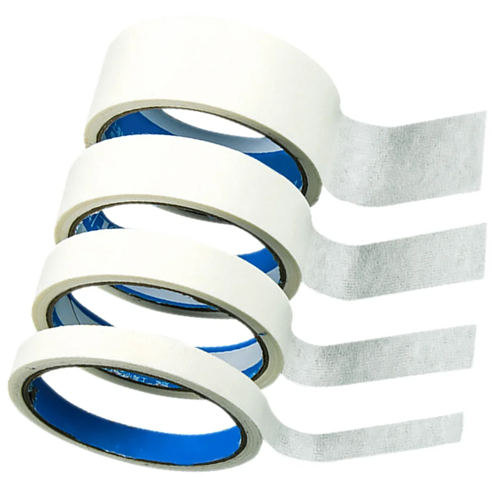 4 Rolls Masking Glue Tape Craft Paper Decorate Multi-functional Tapes DIY Labeling for Painting Student Use Writable Painter