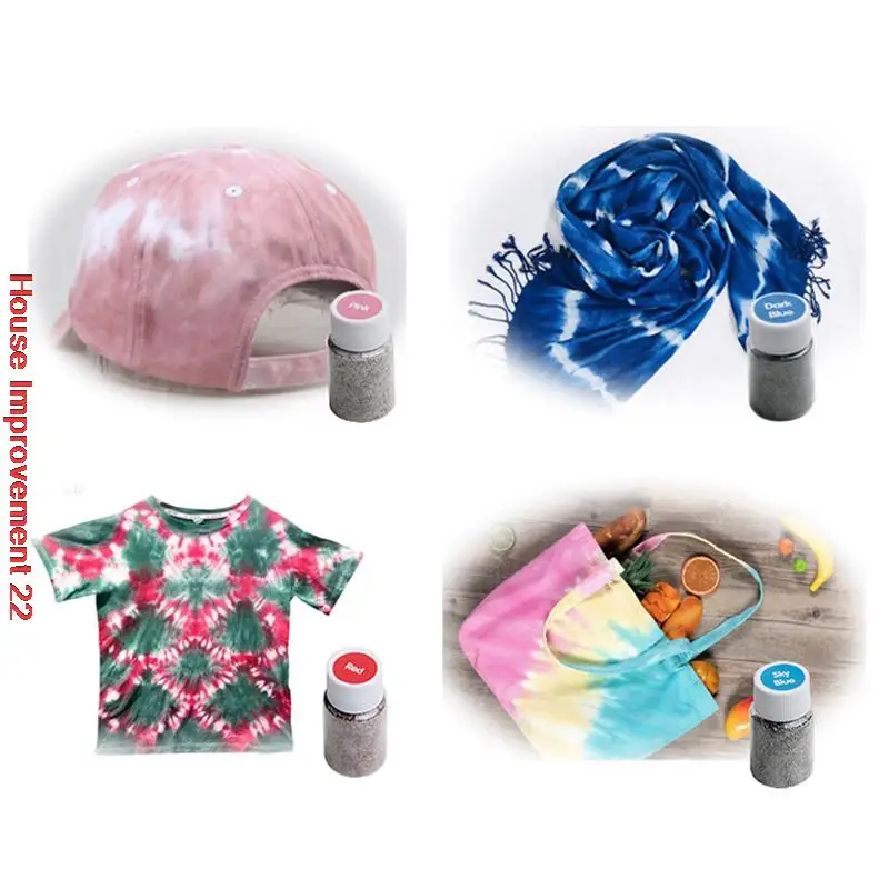 20g Colorful Fabric Dye Pigment Dyestuff for Clothing Dyeing Tie-dye Dye