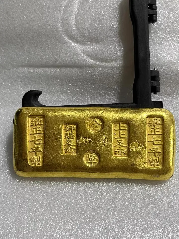 Gold Ingots Qing Dynasty Gold Ingots Gold Yuan Gold Ingots Gold Bars Lion Head Gold Ingots Gold Ingots