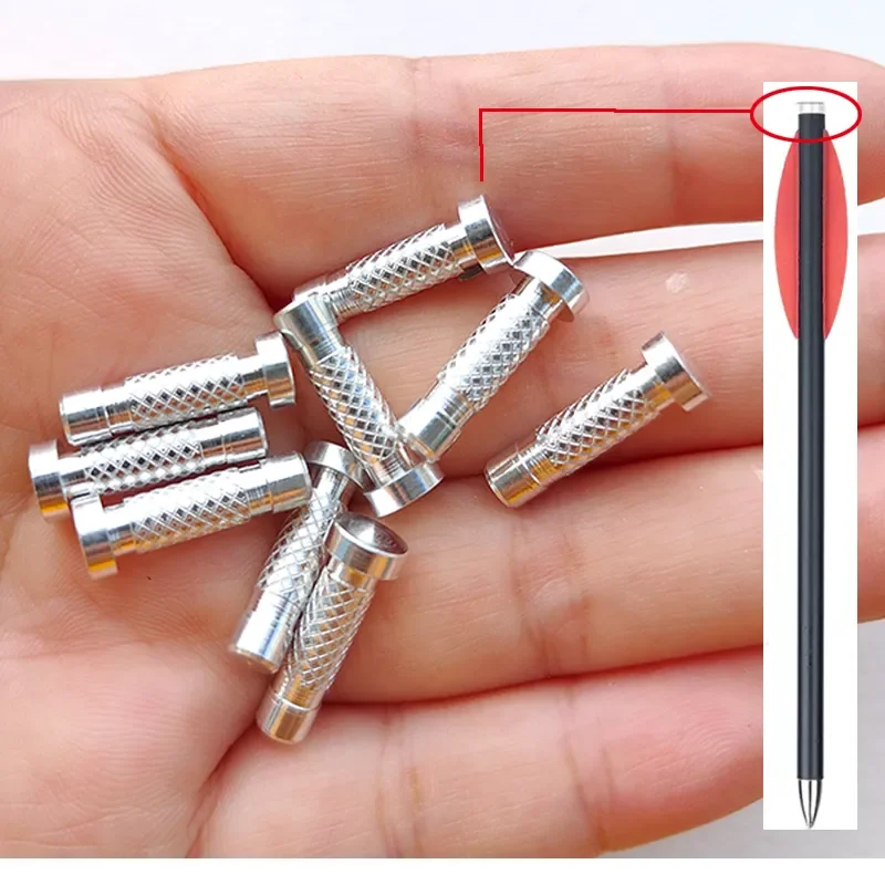 

24pcs Aluminium Flat Arrow Nocks For I.D4.2mm O.D6 mm Arrow shaft Archery Bow Hunting