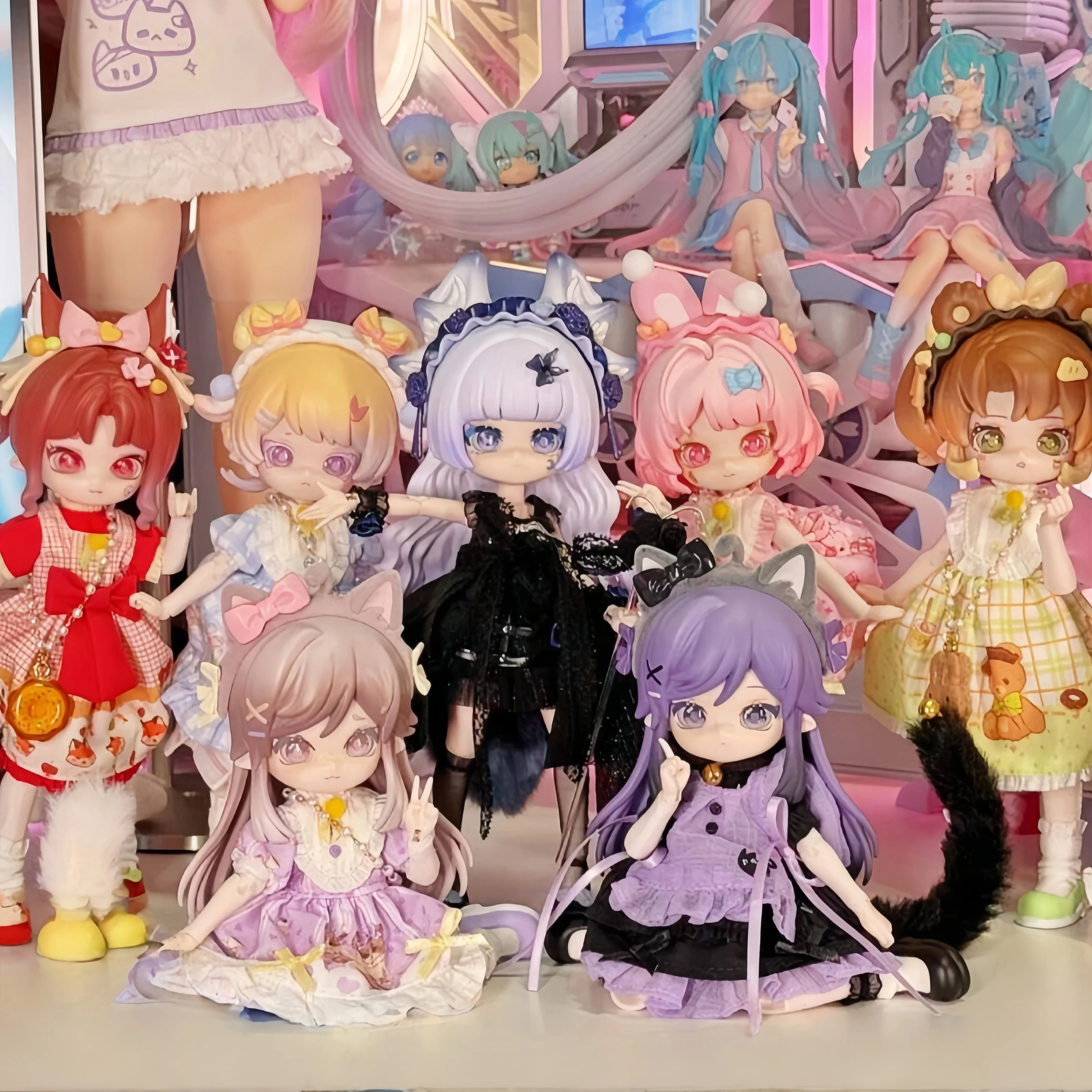 

Новый оригинальный Come4free Minty Fantasy Forest Bjd слепая коробка 12poinr 1/12 Bjd подвижная кукла фигурка животного модель игрушки подарки