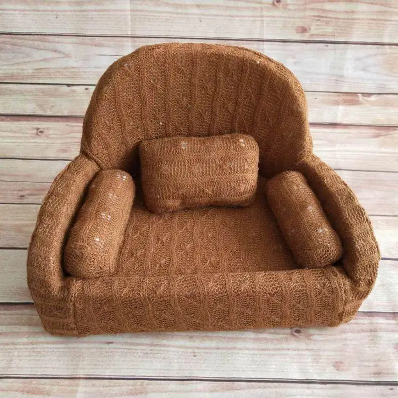 L5YF 4 قطعة/المجموعة/المجموعة الوليد التصوير الدعائم الطفل الانتحال أريكة وسادة الرضع صور اطلاق النار كرسي الديكور Fotografia #2