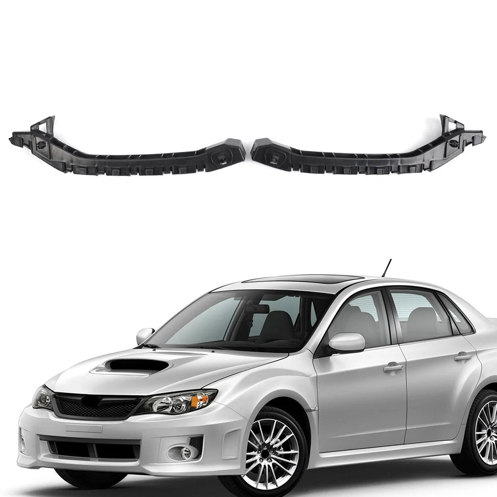 2PCS Car Front Bumper Bracket Holder Support Mount For Subaru Impreza WRX STI 2008 2009 2010 2011 2012 2013 2014 Wide Body Only